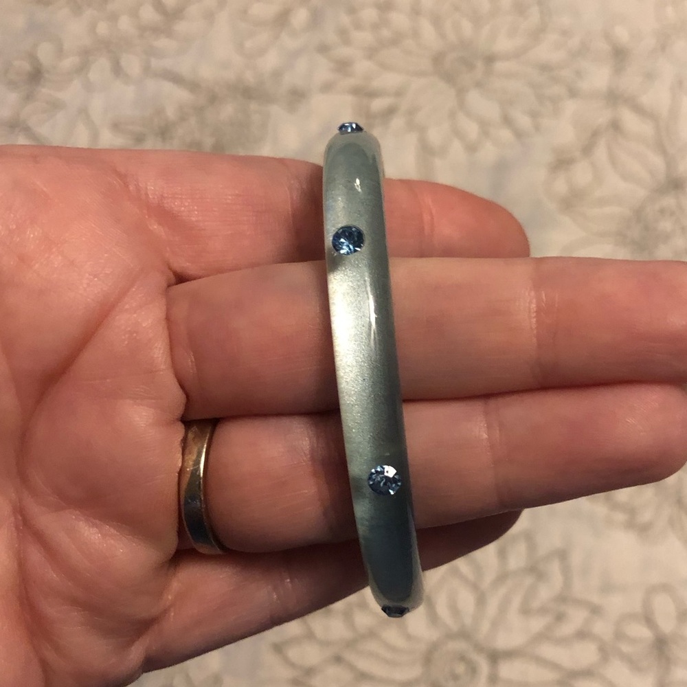 Splendette blue moonglow maiden narrow bangle